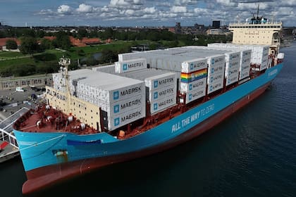 Maersk presenta el primer buque portacontenedores de biometanol del mundo