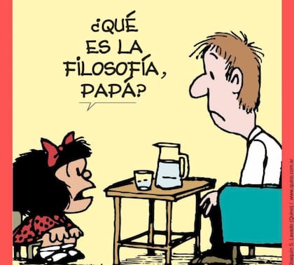 ... Aunque le escapa a las preguntas filosóficas de su hija.