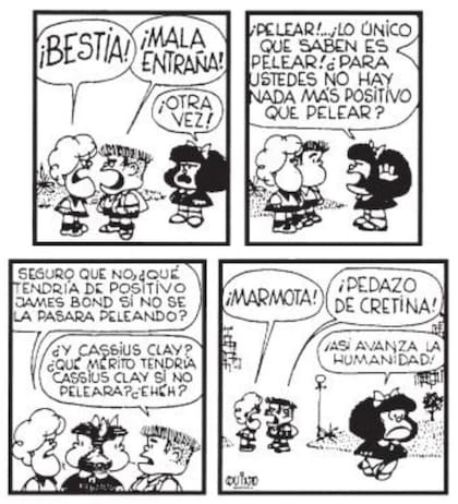 Susanita y Manolito tenían una rivalidad histórica. Para él ella era demasiado cursi y materialista; para ella, él era demasiado tonto y materialista