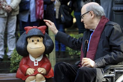 Mafalda y Quino, en Asturias: apenas una muestra del reconocimiento que traspasa todas las fronteras