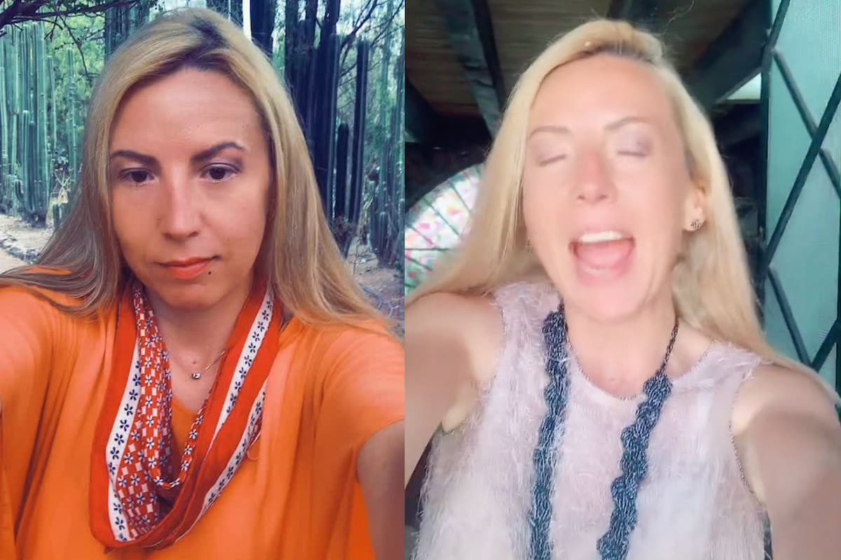 Mafe es una mujer cuyo contenido se basa en hablar en idioma supuestamente extraterrestre