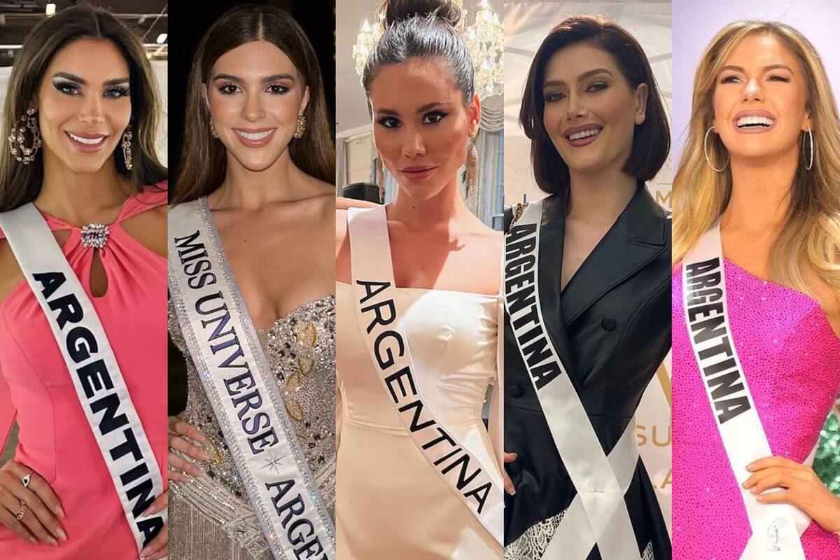 Magali Benejam, Yamile Luján Dajud, Bárbara Cabrera, Julieta García y Alina Akselrad fueron las últimas cinco argentinas en participar de Miss Universo (Foto: Instagram)