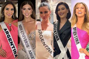Magali Benejam, Yamile Luján Dajud, Bárbara Cabrera, Julieta García y Alina Akselrad fueron las últimas cinco argentinas en participar de Miss Universo (Foto: Instagram)