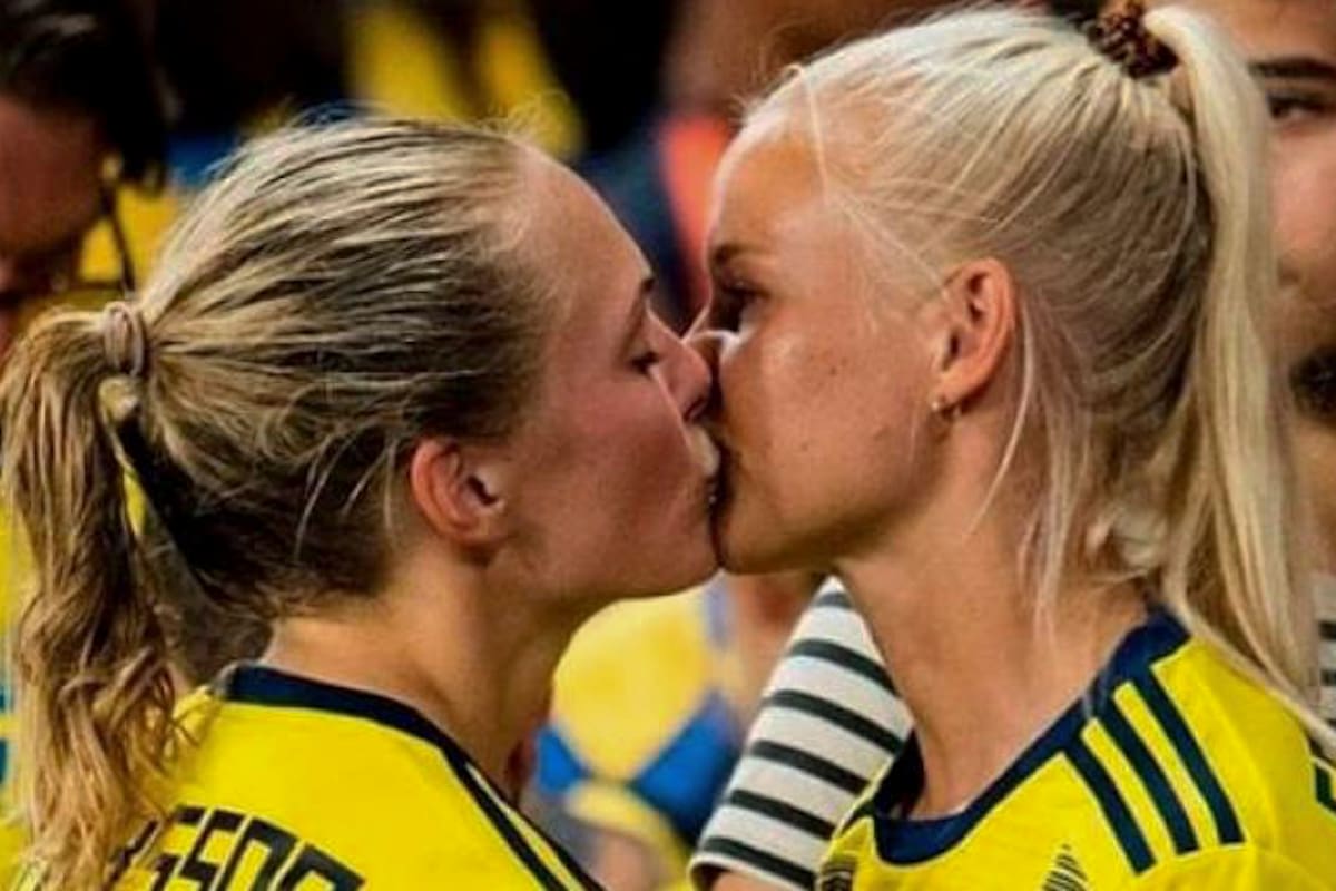 Magdalena Eriksson y Pernille Harder