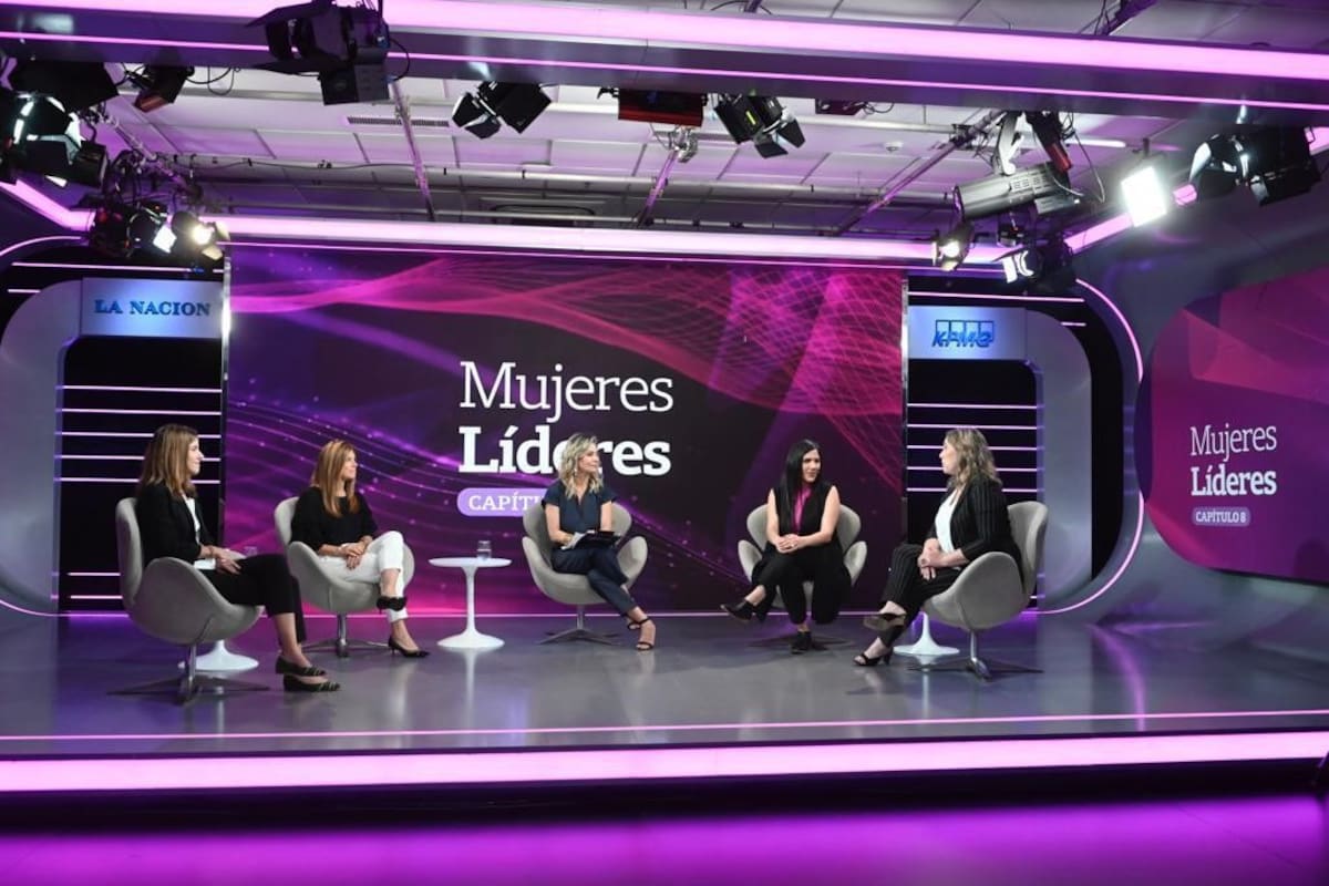Magdalena González Victorica (Arcos Dorados), Paola Garbi (YPF), Carla Quiroga (LA NACION), Verónica Giménez (Globant) y Mercedes Rotondó (Mirgor)
