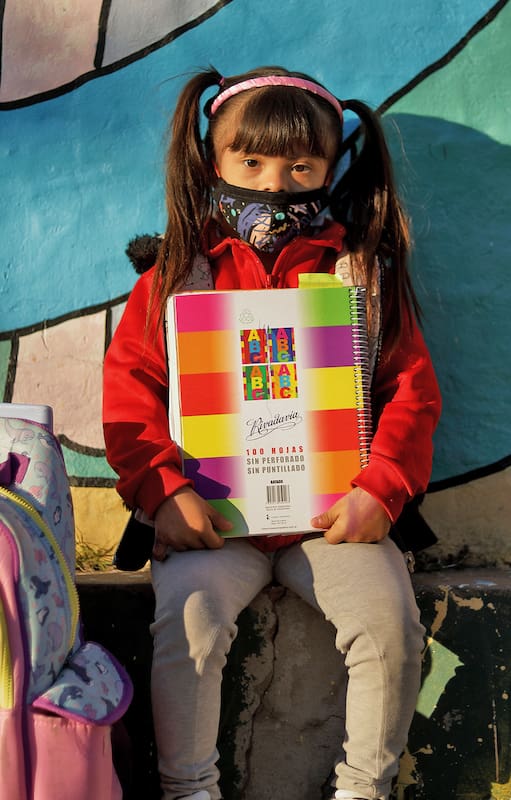 Maggie, de 7 años, tiene síndrome de Down y cursa segundo grado
