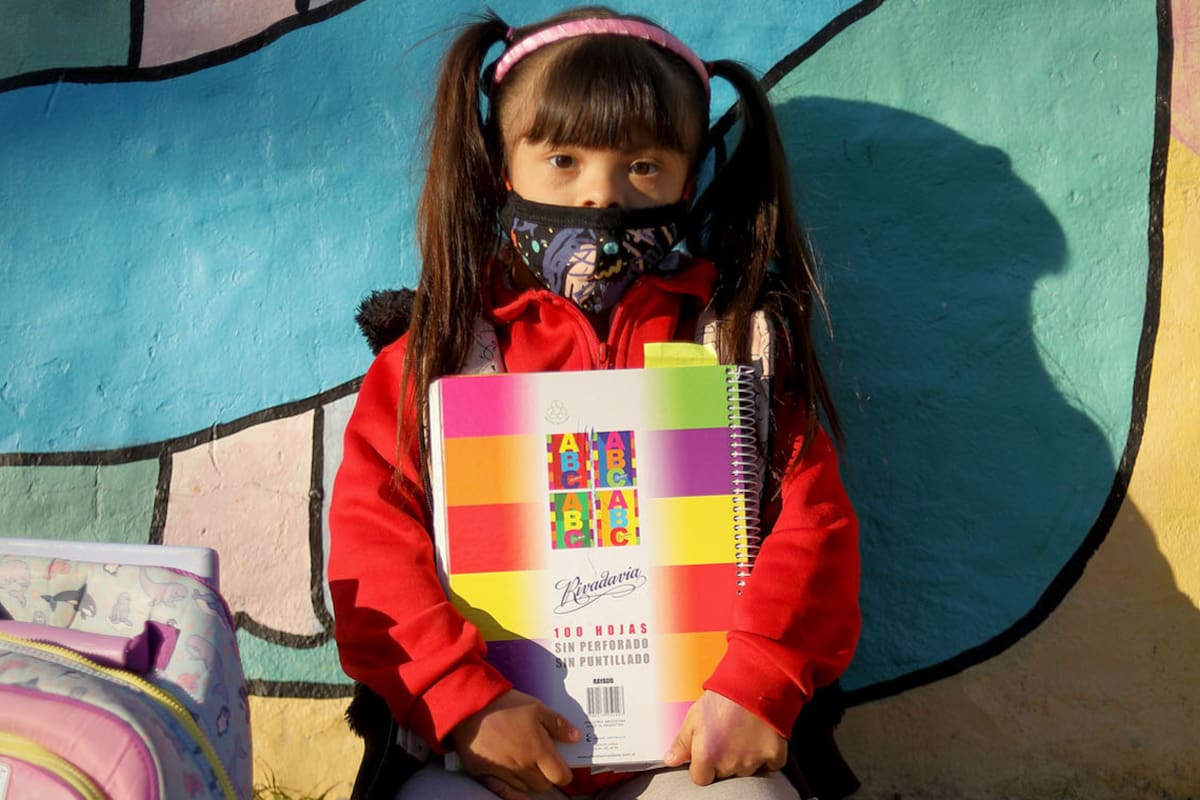 Maggie, de 7 años, tiene síndrome de Down y cursa segundo grado