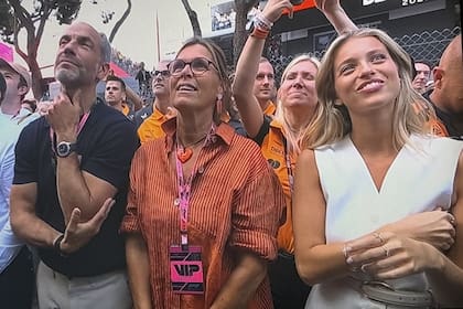 'Magui' Corceiro y Lando Norris despertaron rumores de relación en 2023; este año ella dijo presente en el Gran Premio de Mónaco (Foto: X)