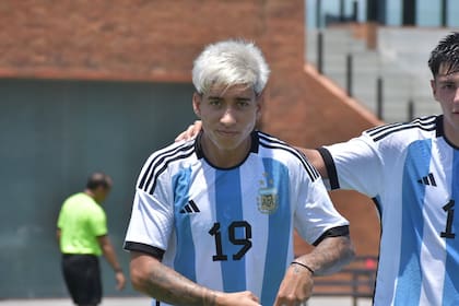 Maher Carrizo, delantero de Vélez, es uno de los integrantes de la selección argentina Sub 17 en el Mundial de Indonesia