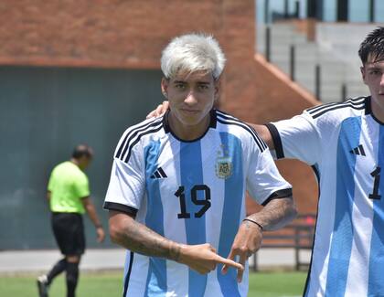Maher Carrizo, delantero de Vélez, es uno de los integrantes de la selección argentina Sub 17 en el Mundial de Indonesia