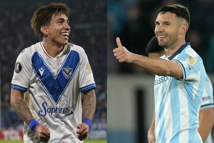 Maher Carrizo y Adrián 'Maravilla' Martínez, figuras de Vélez y Racing, serán titulares en la ida de cuartos de final