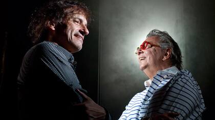 Mahler junto al productor Pepe Cibrián