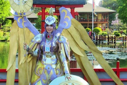 Mai, ganadora del concurso de cosplay organizado por la Fundación Cultural Argentino Japonesa