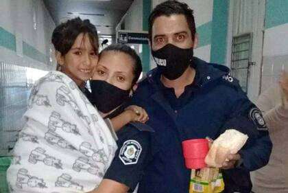 Después de una intensa búsqueda, Maia Beloso, de 7 años, fue encontrada esta mañana cerca de la estación de Luján