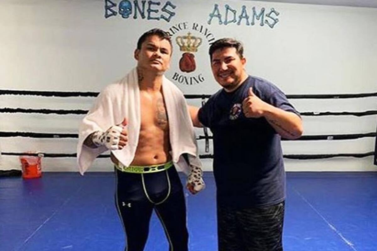 Maidana luego de un entrenamiento en el Prince Ranch Boxing, en Las Vegas