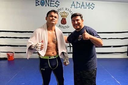 Maidana luego de un entrenamiento en el Prince Ranch Boxing, en Las Vegas