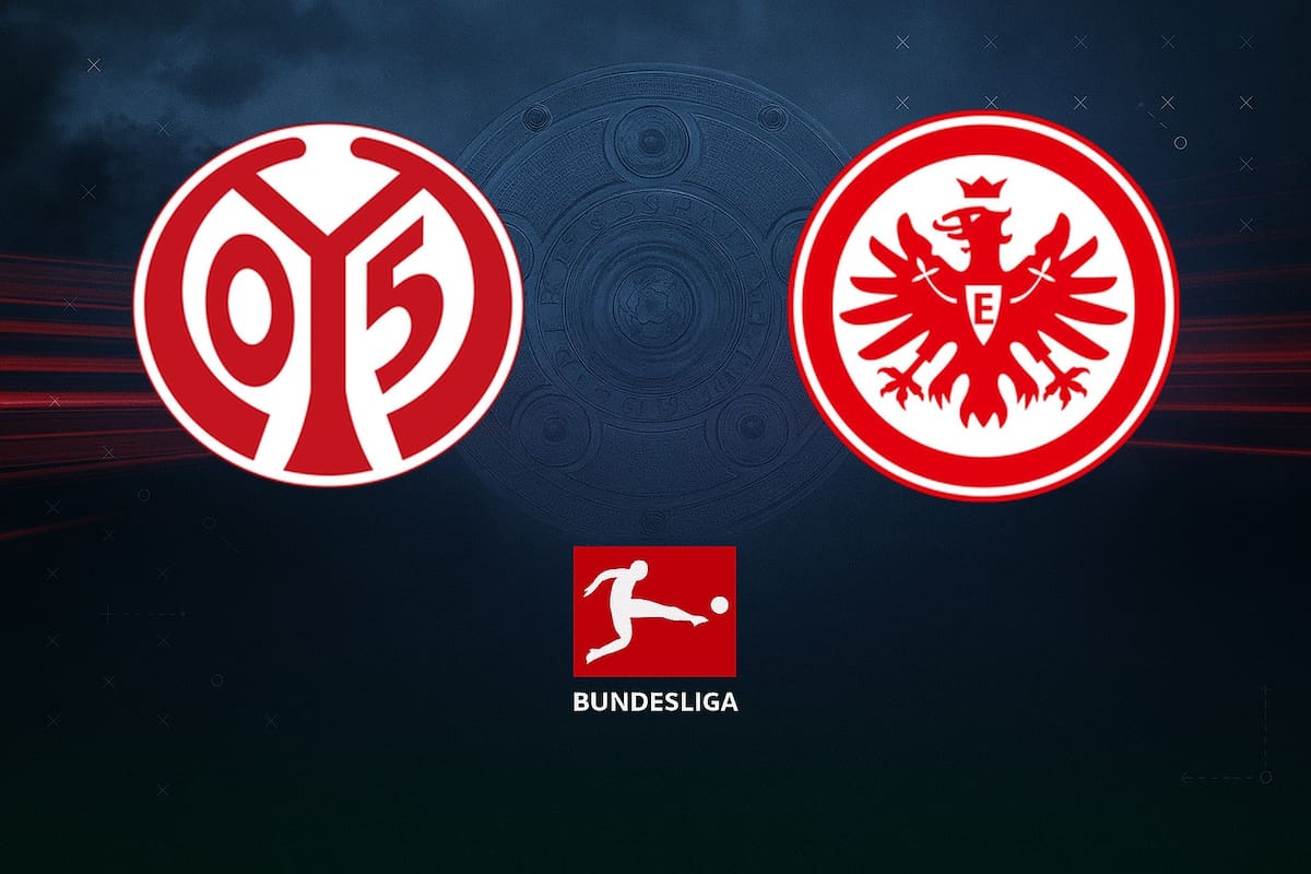Mainz 05 y Eintracht Frankfurt disputaron uno de los encuentros de la jornada del fútbol aleman