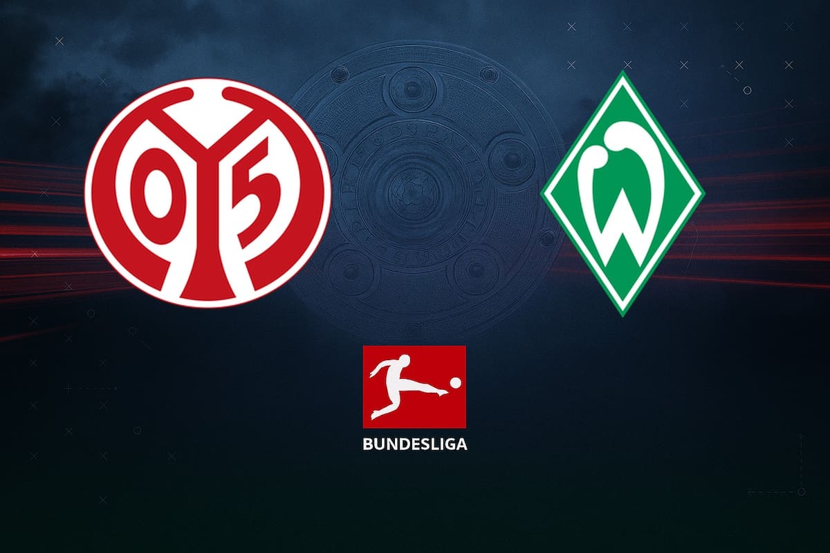 Mainz 05 y Werder Bremen disputaron uno de los encuentros de la jornada del fútbol aleman