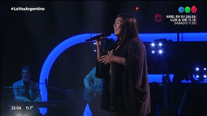 Maira interpretó una canción de Cristian Castro en su audición para La Voz Argentina