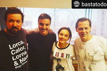 Maite Lanata y el extraño momento con su abuelo al aire