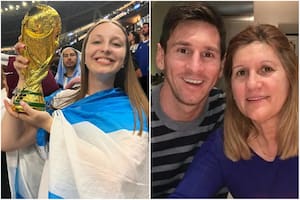 Maitena trabaja en Qatar y recibió una increíble sorpresa de la mano de Celia, la madre de Messi
