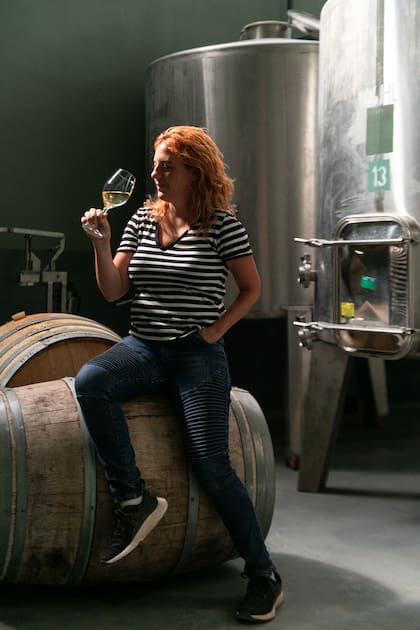 Majo González heredó de su padre el amor por el vino