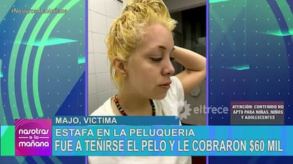 Majo llevó lo sucedido a la Justicia