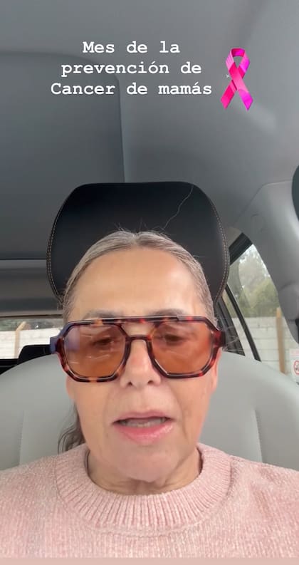 Majo Riera concientizó a sus seguidoras sobre el cáncer de mama