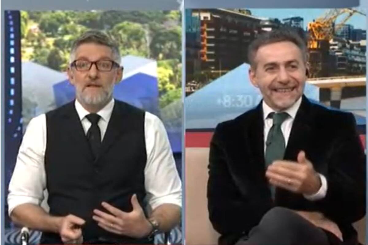 Majul cuestionó a Novaresio en el pase matutino de LN+ por hacerlo reír con un apodo gracioso que le puso a Juan Manzur