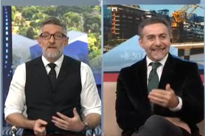 Majul cuestionó a Novaresio en el pase matutino de LN+ por hacerlo reír con un apodo gracioso que le puso a Juan Manzur