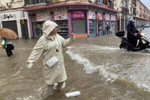 Málaga ha visto las primeras inundaciones por las tormentas