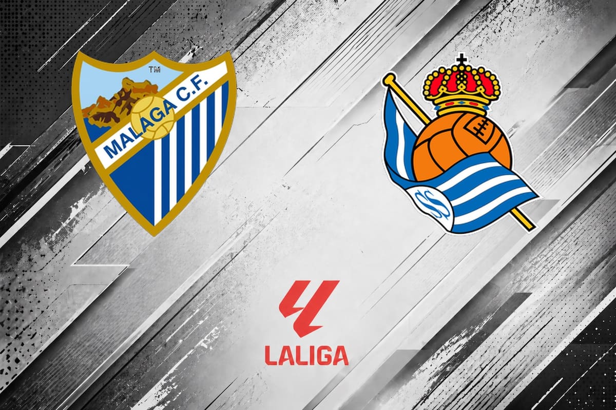 Málaga vs. Real Sociedad, Liga de España 2026: día, hora y cómo seguir online