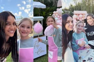 Malaika, la hija mayor de Zaira Nara, celebró sus 9 años (Foto: Instagram @zaira.nara / @wanda_nara)