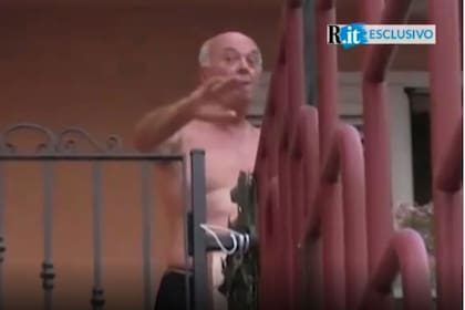 Malatto en el video publicado en el diario La Repubblica