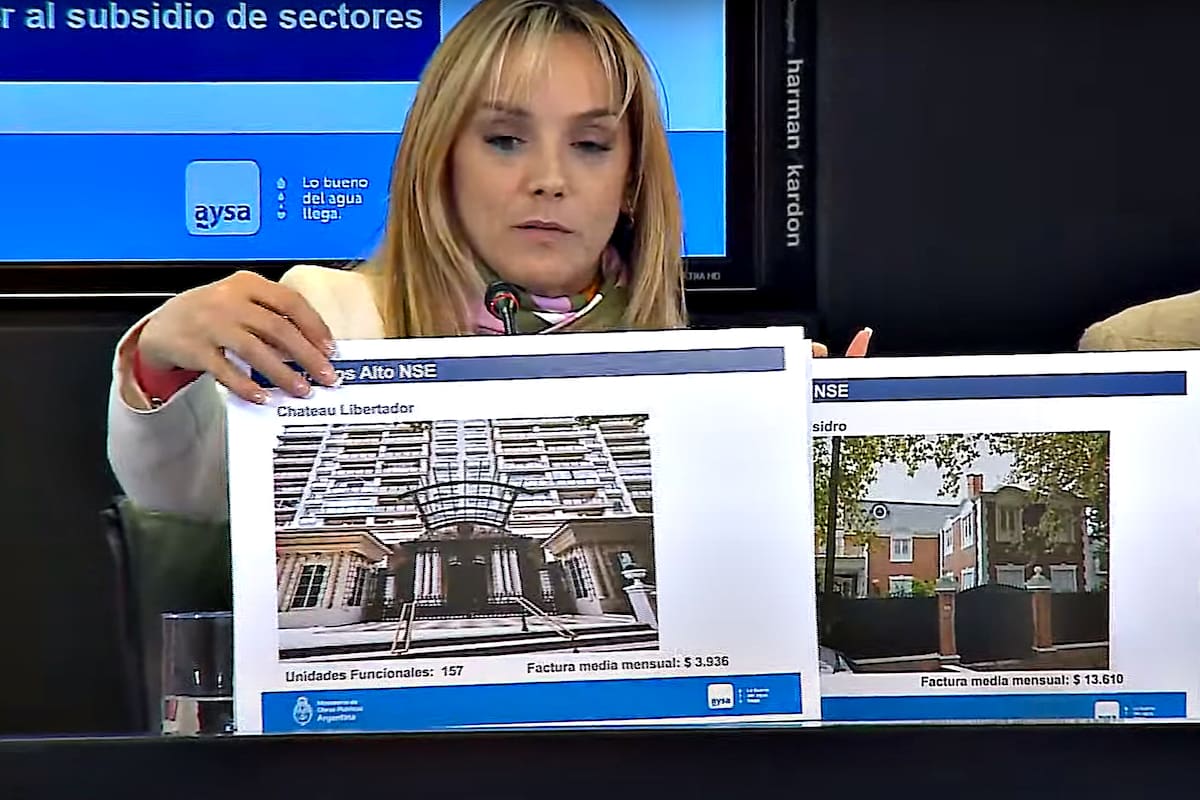 Malena Galmarini muestra propiedades de lujo con servicios presuntamente subsidiados
