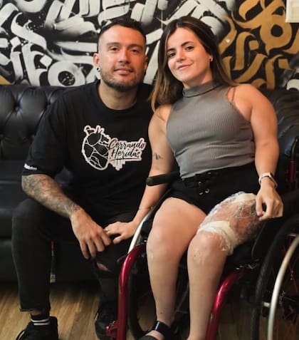 Malena junto a Eddy (Foto: Gentileza Malena)