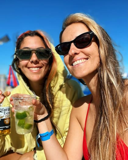 Malena Pizarro y su novia, Martina