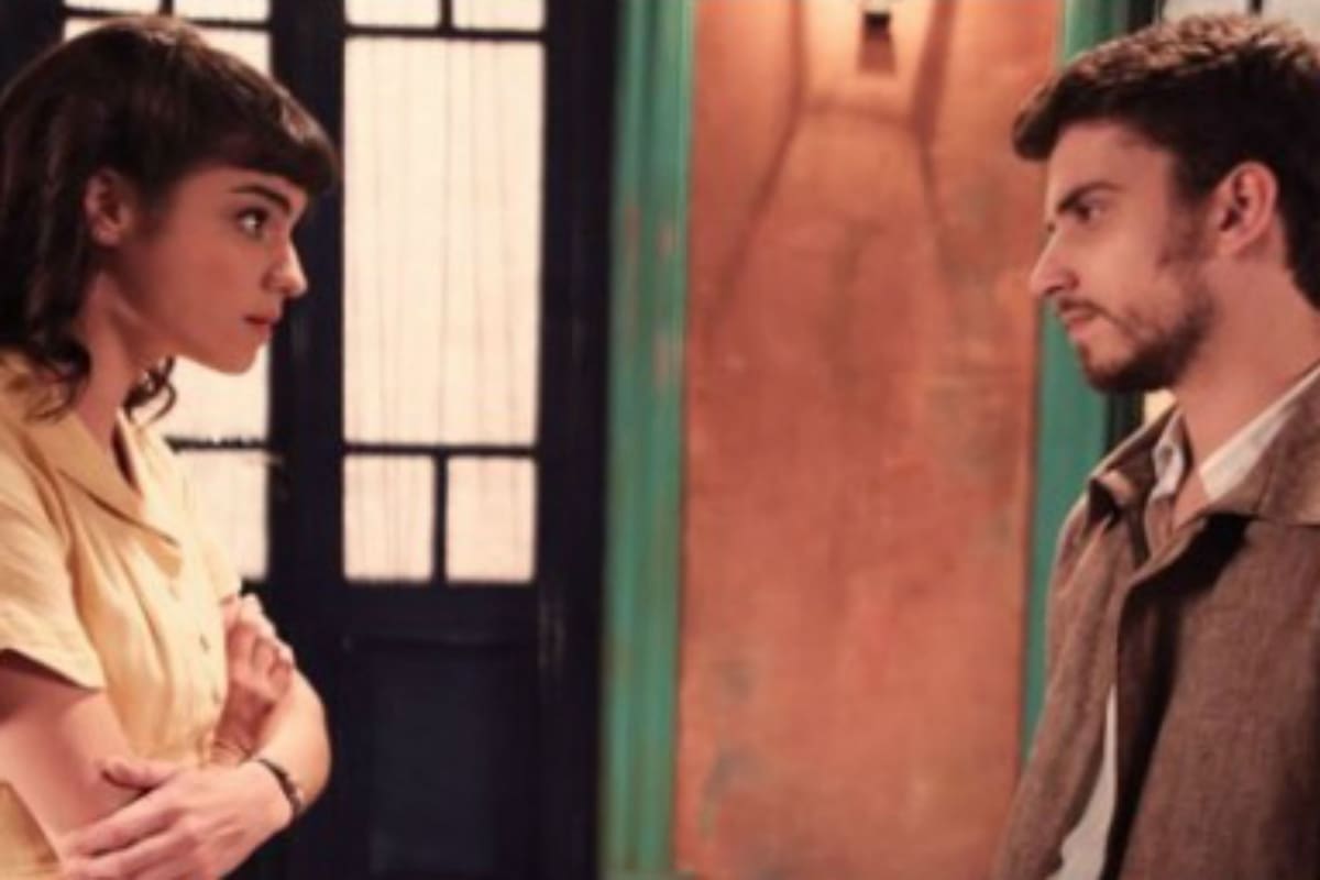 Malena Sánchez y Albert Baró en la ficción de Eltrece