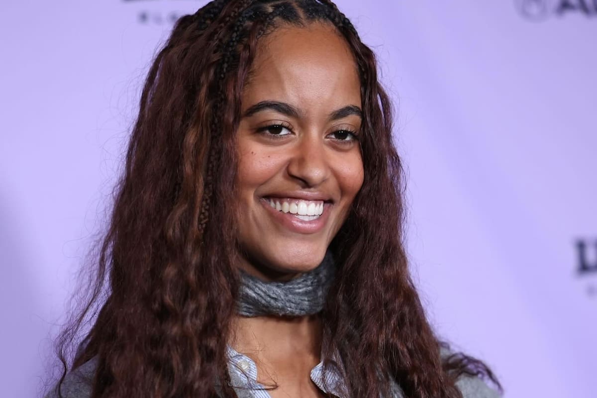 MAlia, la hija mayor del expresidente estadounidense Barack Obama, comenzó una carrera en el cine