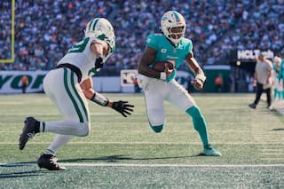 Los Dolphins vencen 28-25 a los Jets para su primera victoria de la temporada
