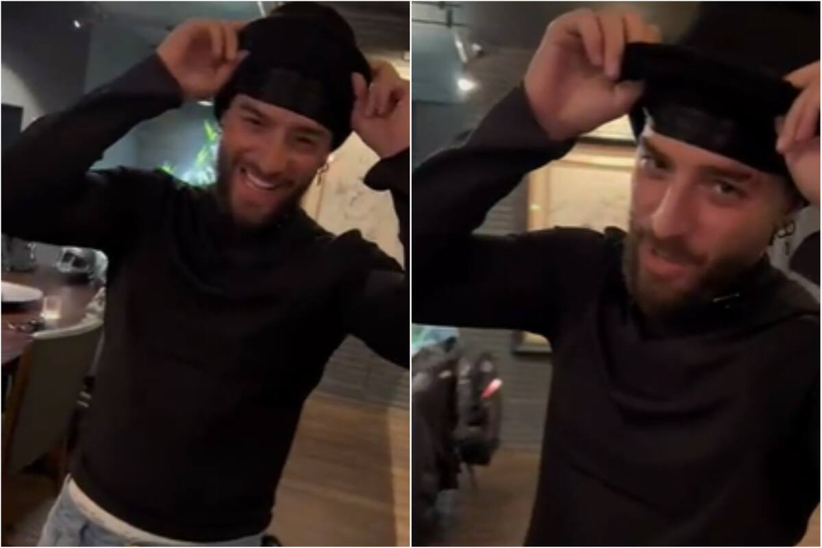 Maluma compartió el divertido disfraz que usó para pasar desapercibido en un festival en Medellín (Foto: Captura de TikTok @maluma)