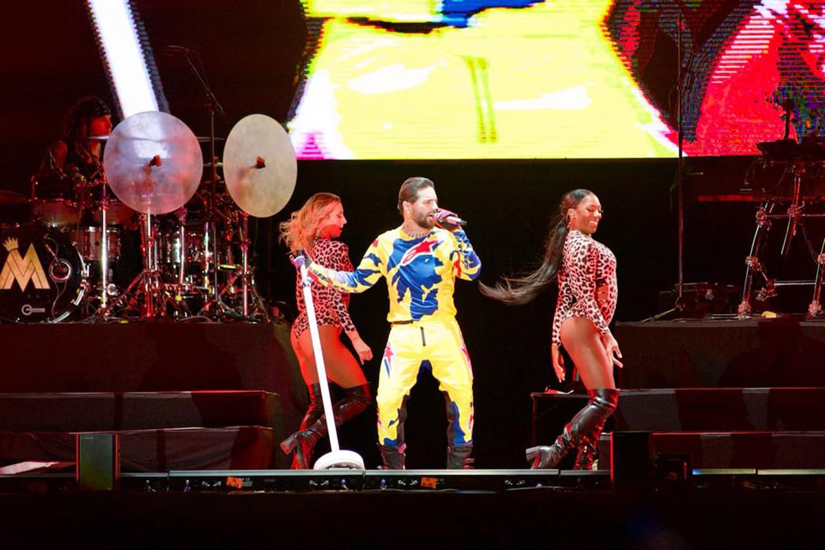 Maluma volvió a cantar para sus fans de Argentina