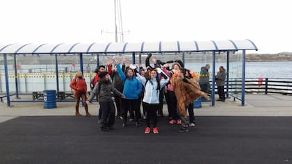 Diecisiete alumnos de 6to a?o del Colegio Don Bosco de Ensenada viajaron a las Islas Malvinas