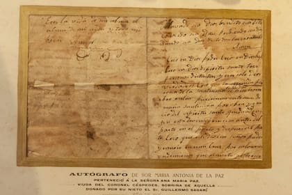 Documentos de María Antonia