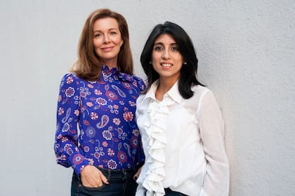 Nunzia Locatelli y Cintia Suárez, autoras del libro que se presentará mañana en El Ateneo Grand Splendid