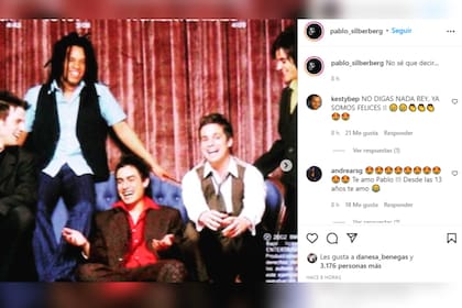 Mambrú se reencontró a 20 años de la fundación de la banda (Foto Instagram @pablo_silberberg)