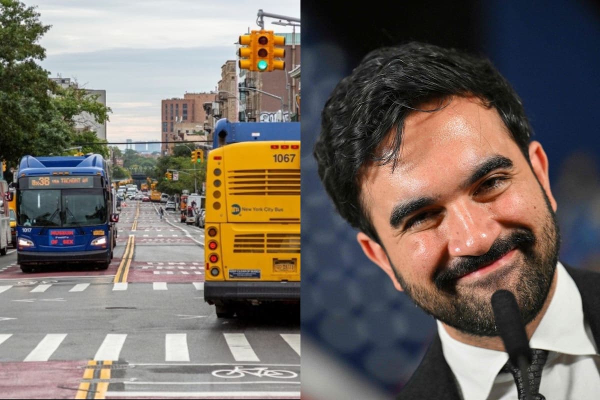 Mamdani: "Hace dos meses anunciamos que NYC finalmente avanzaría con el carril exclusivo para autobuses del Bronx, largamente postergado. Hoy, ya está oficialmente en funcionamiento”