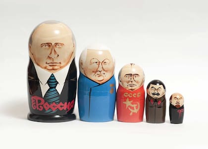 Mamushkas dedicadas a líderes políticos.