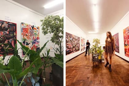 Mañana, 5 de febrero, entre las 17 y las 22, es el último día de la muestra “Eshin: volver al espíritu” de Soko, pintora argentina radicada en Berlín. Está curada por la artista y Valentino Caruso.