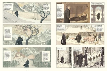 Manara contó con la colaboración de su hija Simona como colorista de las viñetas